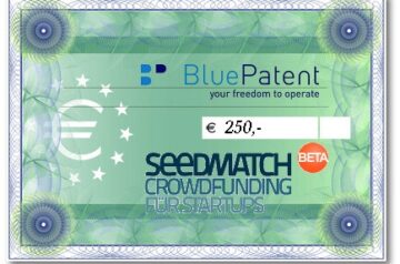BluePatent verlost Beteiligung in Höhe von 250 Euro