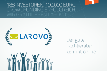 Das Startup Larovo nach erfolgreichem Crowdfunding